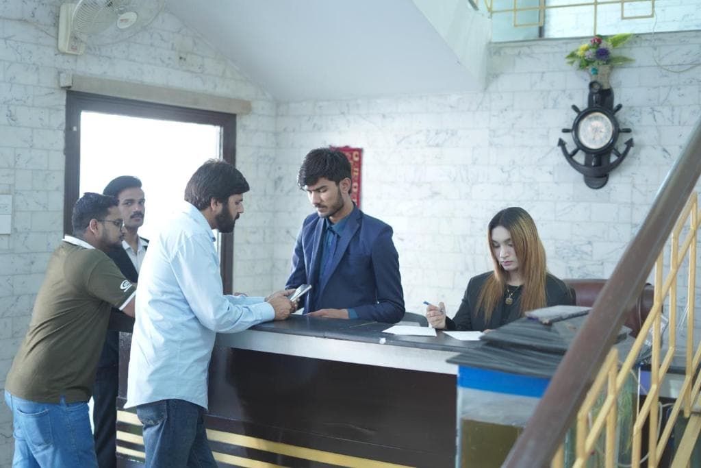 Reception at Hotel Silver Sand Multan